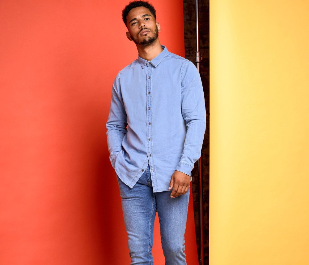 Chemise en jean homme Jack 142 g/m² 