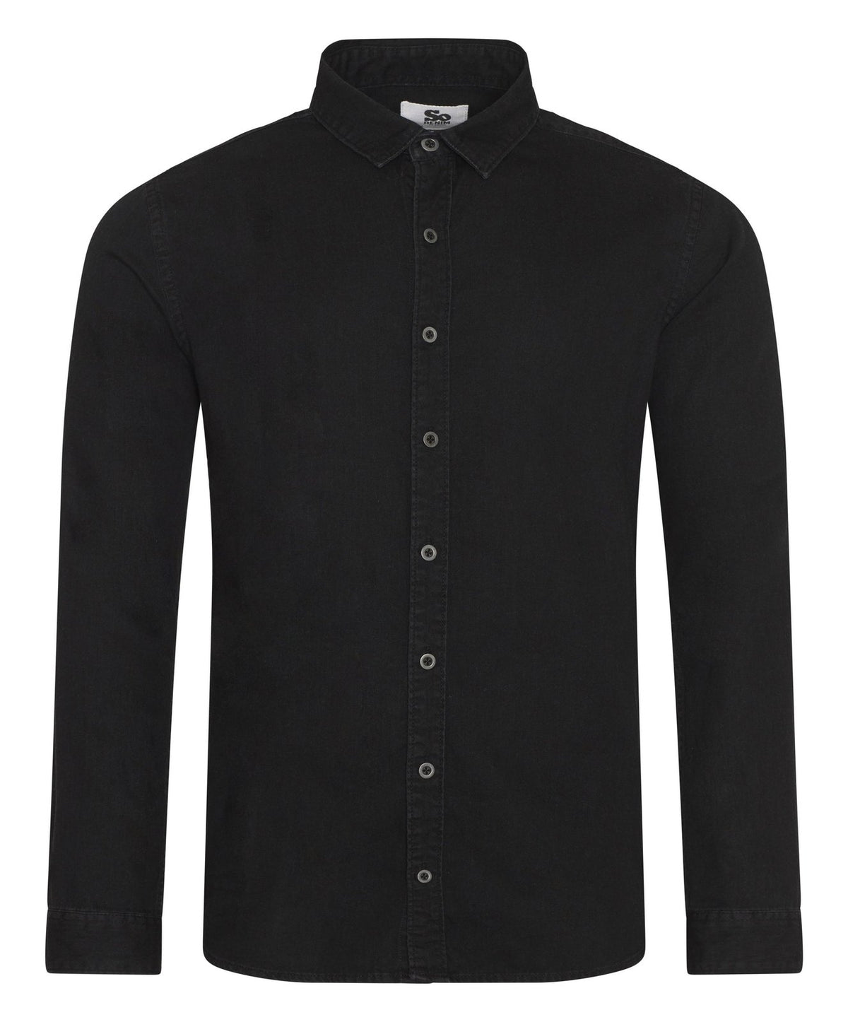 Chemise en jean homme Jack 142 g/m²  — coloris Black #Couleur_Black