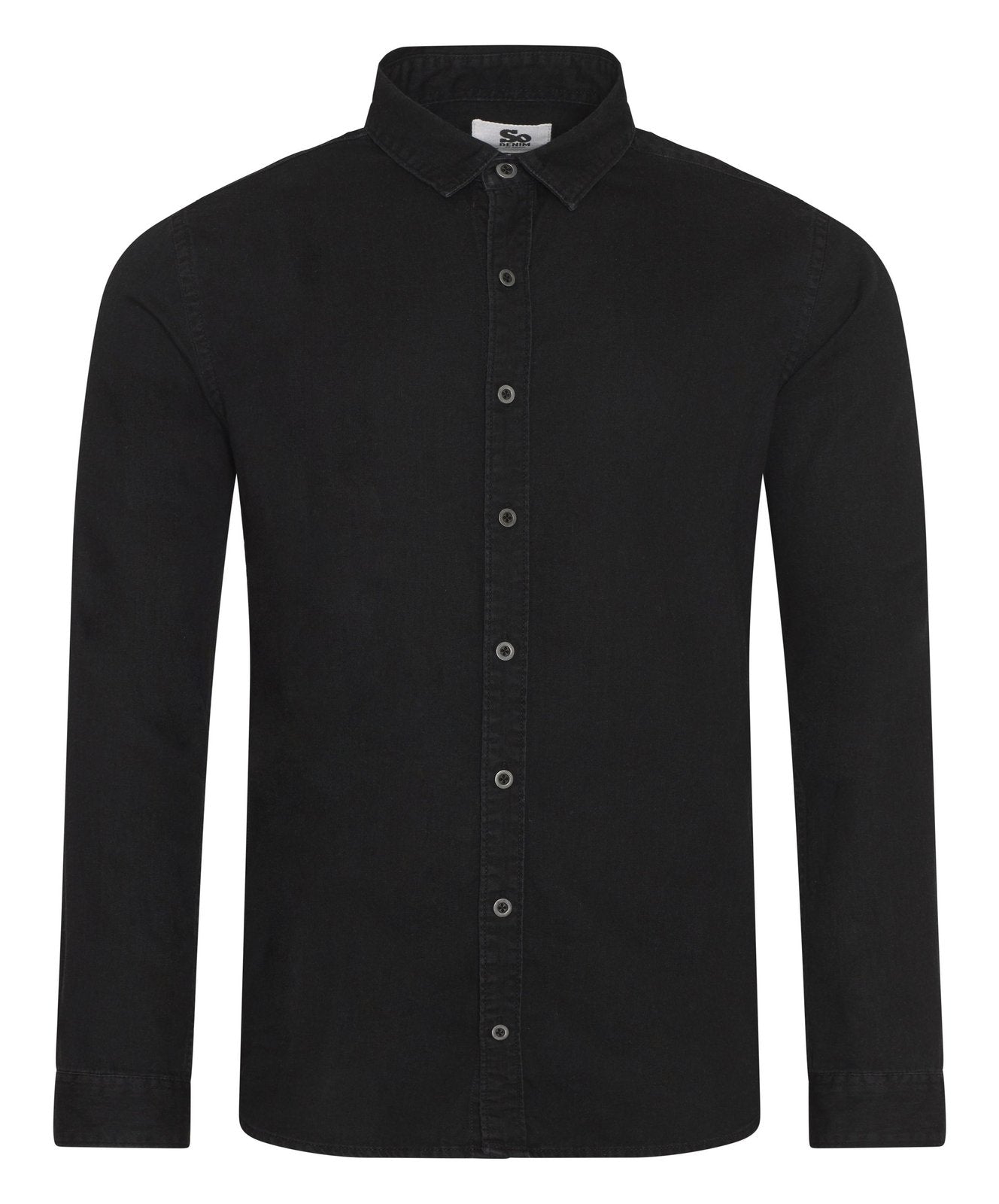 Chemise en jean homme Jack 142 g/m²  — coloris Black #Couleur_Black