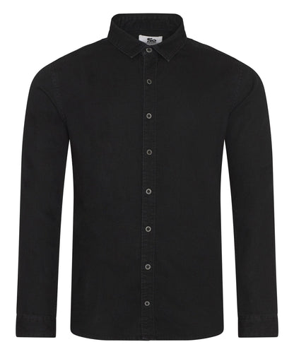 Chemise en jean homme Jack 142 g/m²  — coloris Black #Couleur_Black