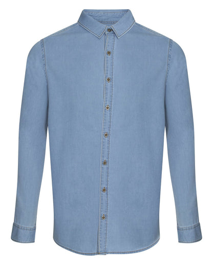 Chemise en jean homme Jack 142 g/m²  — coloris Light Blue Wash #Couleur_Light-Blue-Wash