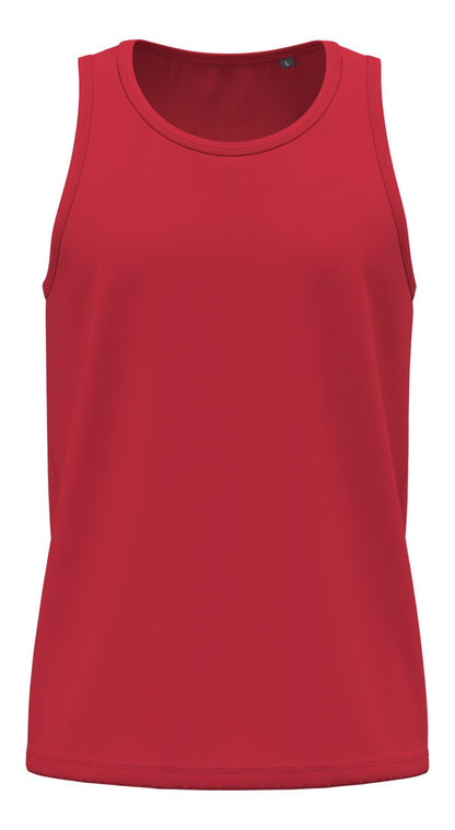 Débardeur Bio homme — coloris Red #Couleur_Red