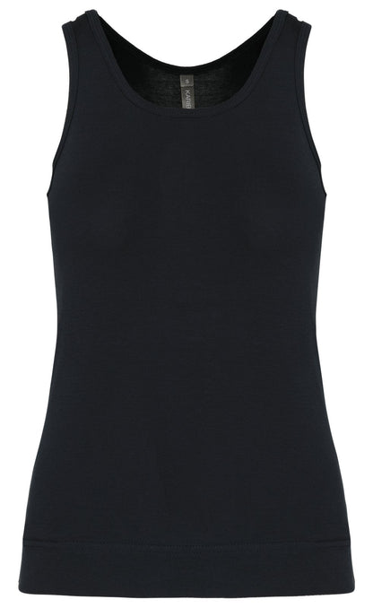 Débardeur femme dos nageur — coloris Black #Couleur_Black