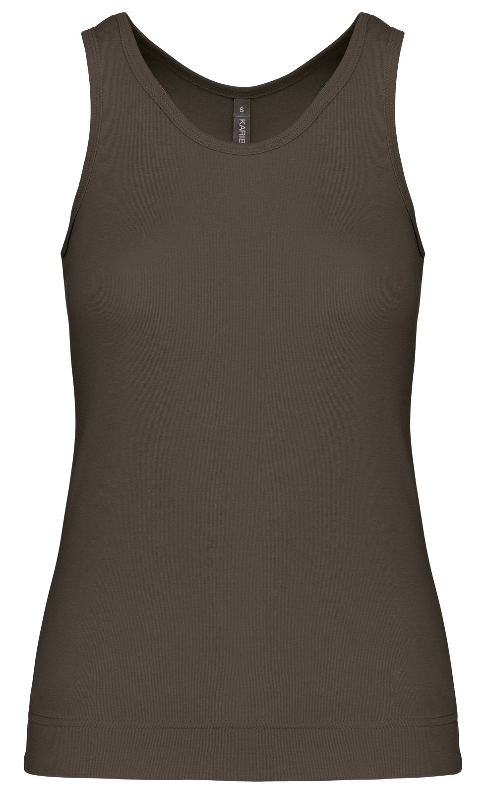 Débardeur femme dos nageur — coloris Khaki #Couleur_Khaki