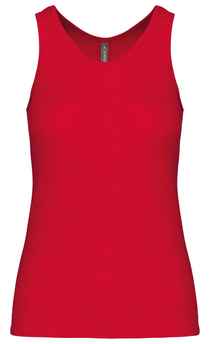 Débardeur femme dos nageur — coloris Red #Couleur_Red