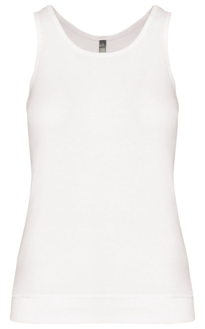 Débardeur femme dos nageur — coloris White #Couleur_White