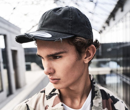 Destroyed dad cap 