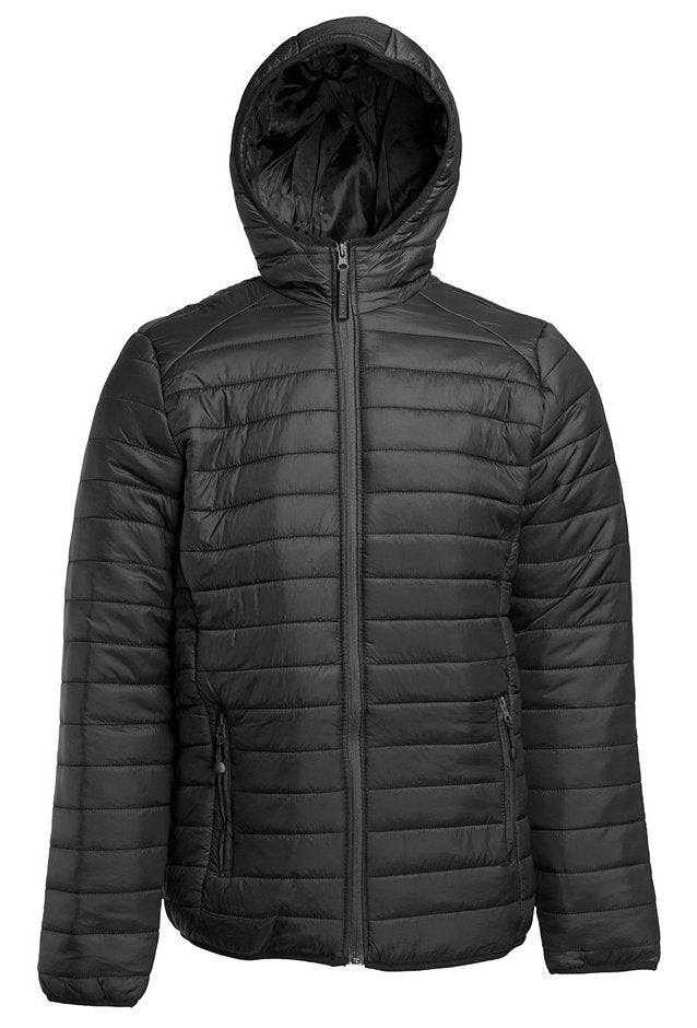 Doudoune légère à capuche homme  — coloris Black #Couleur_Black
