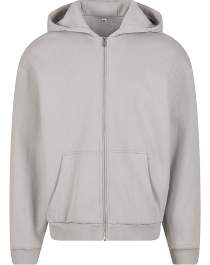 Fluffy zip hoodie  — coloris Light Asphalt #Couleur_Light-Asphalt