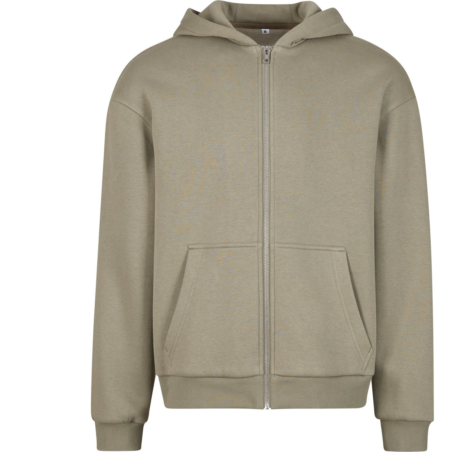 Fluffy zip hoodie  — coloris Pale Olive #Couleur_Pale-Olive