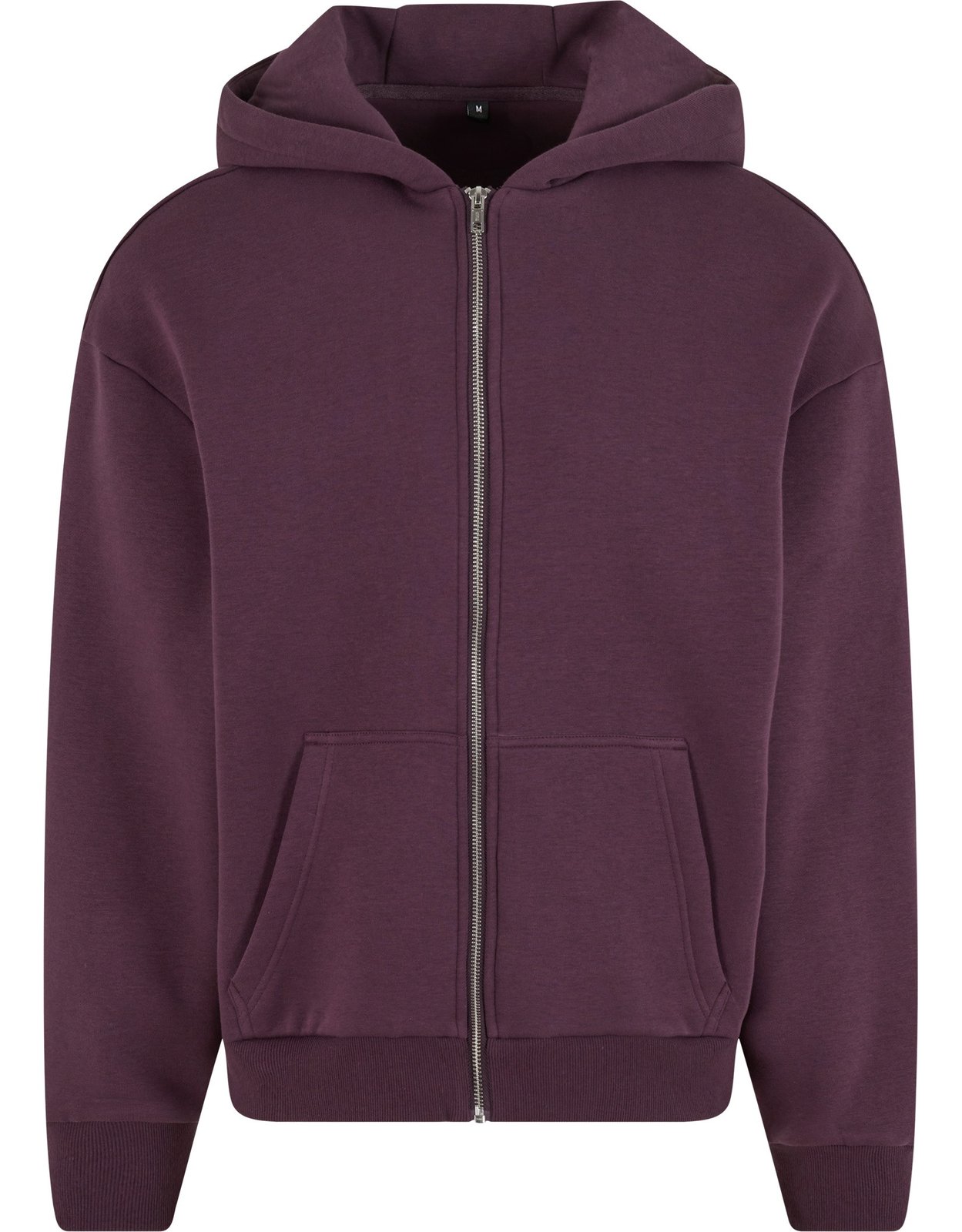 Fluffy zip hoodie  — coloris Plum Purple #Couleur_Plum-Purple
