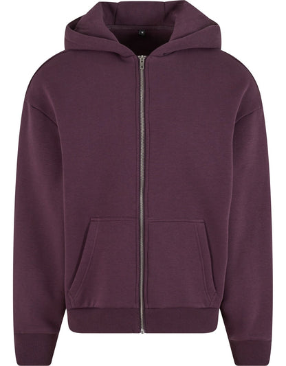 Fluffy zip hoodie  — coloris Plum Purple #Couleur_Plum-Purple