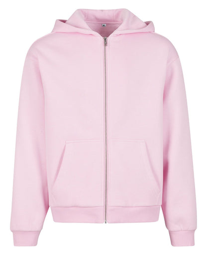 Fluffy zip hoodie  — coloris Soft Pink #Couleur_Soft-Pink