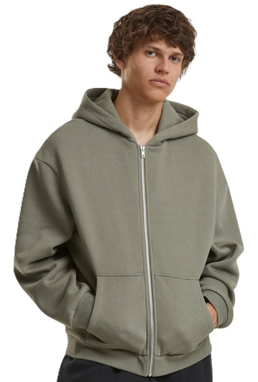 Fluffy zip hoodie 