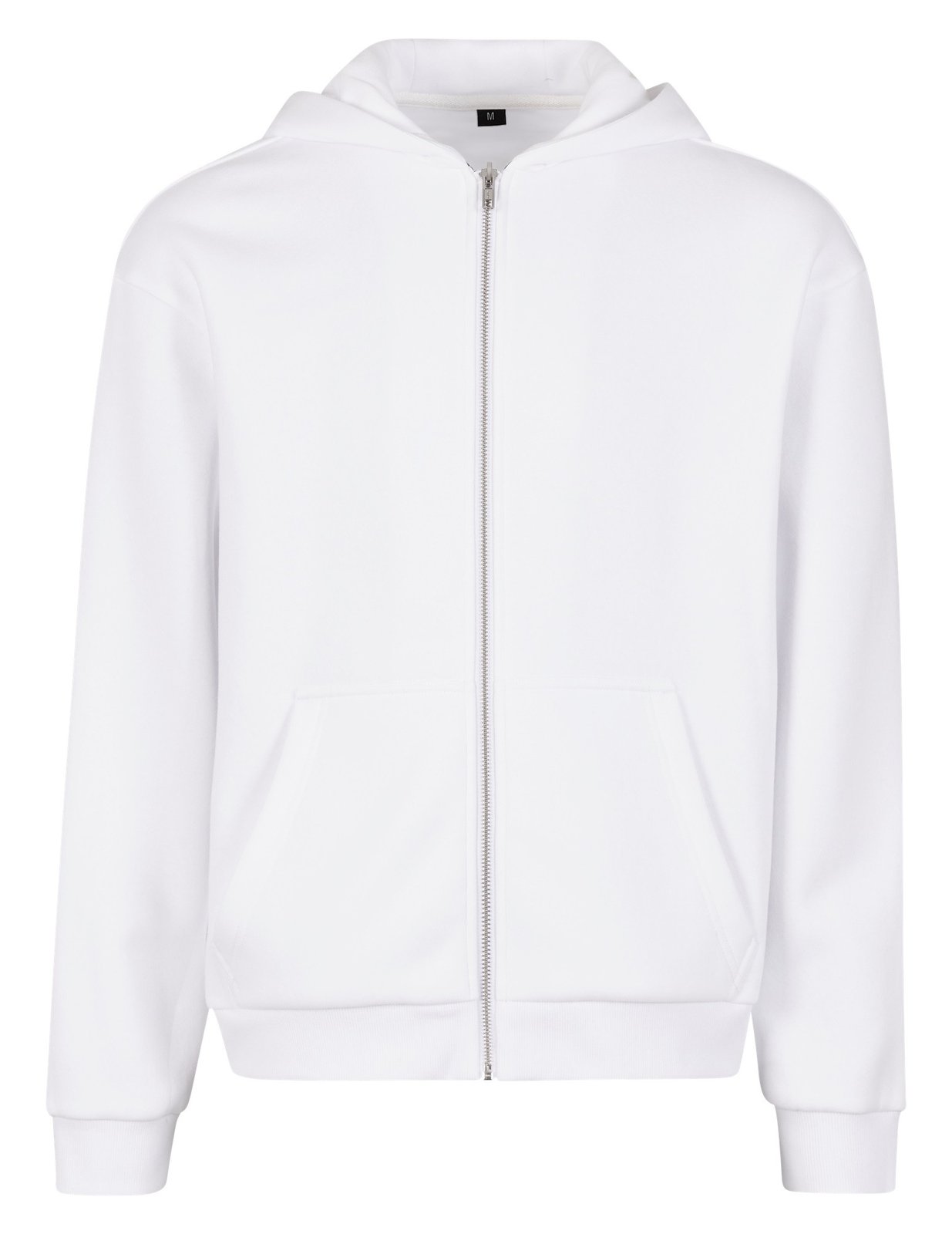 Fluffy zip hoodie  — coloris White #Couleur_White