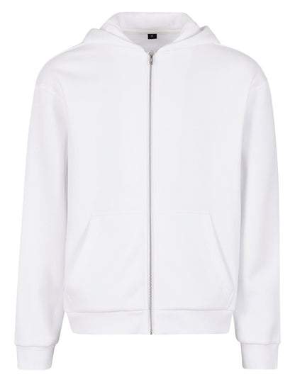 Fluffy zip hoodie  — coloris White #Couleur_White