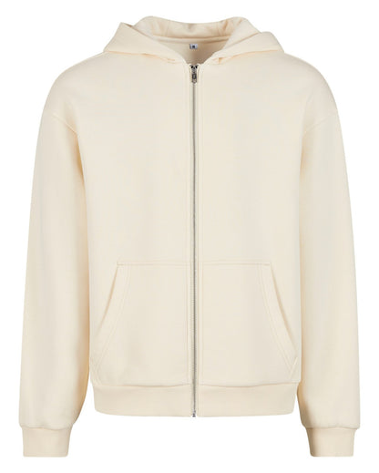 Fluffy zip hoodie  — coloris White Sand #Couleur_White-Sand