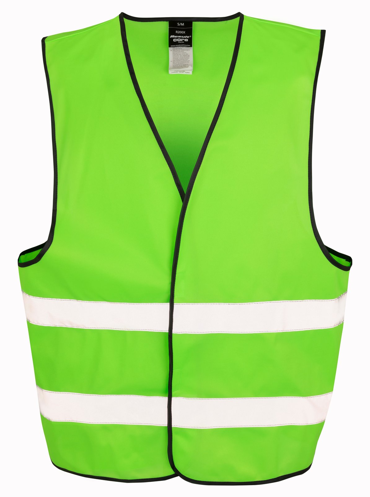 Gilet de visibilité à scratch — coloris Lime #Couleur_Lime