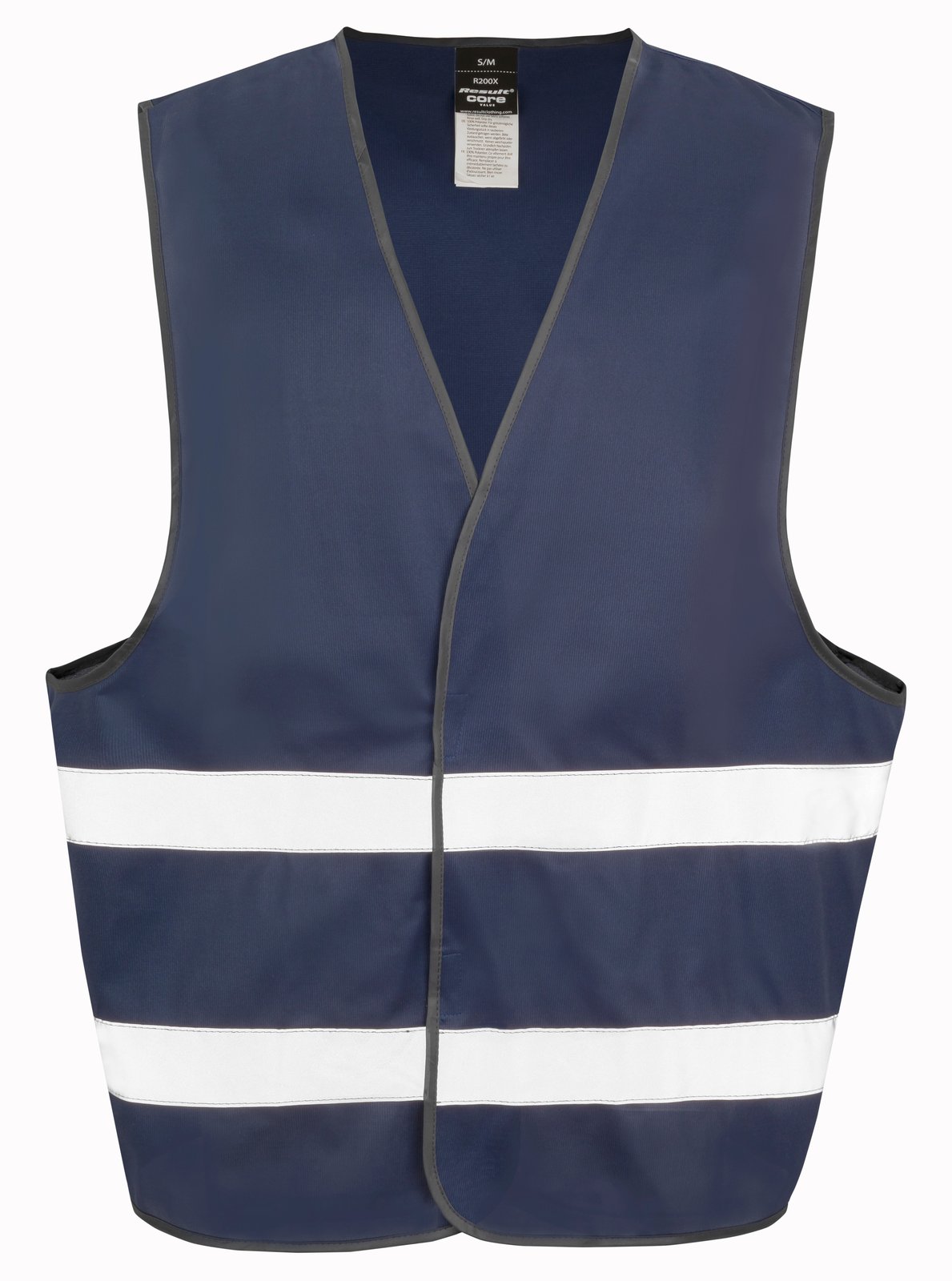 Gilet de visibilité à scratch — coloris Navy #Couleur_Navy