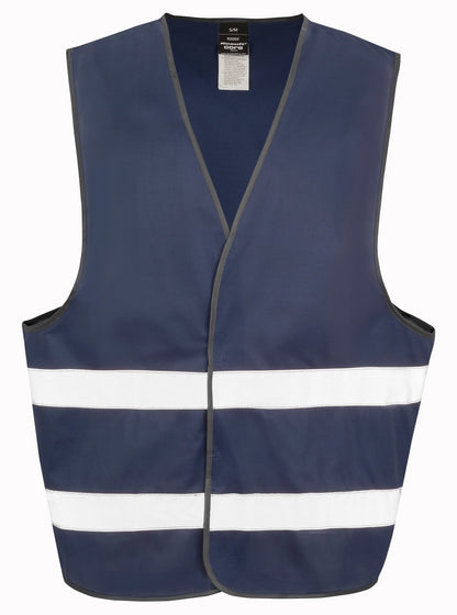 Gilet de visibilité à scratch — coloris Navy #Couleur_Navy