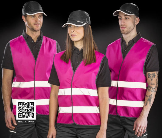 Gilet de visibilité à scratch