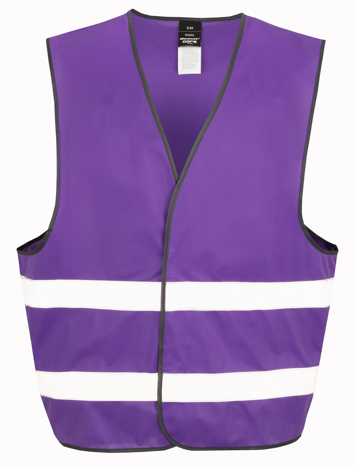 Gilet de visibilité à scratch — coloris Purple #Couleur_Purple