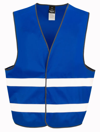 Gilet de visibilité à scratch — coloris Royal #Couleur_Royal