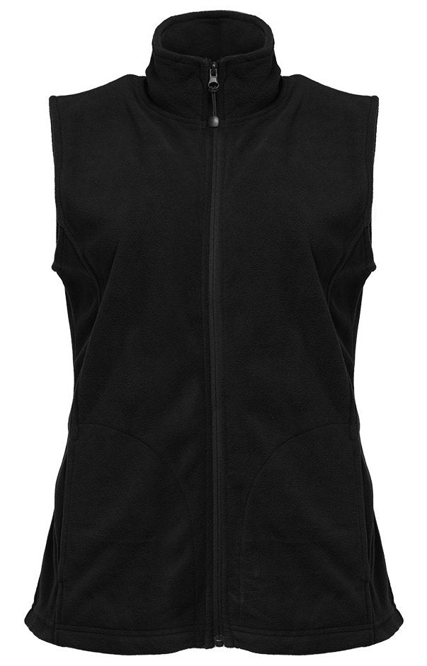 Gilet micropolaire femme 200 g/m²  — coloris Black #Couleur_Black