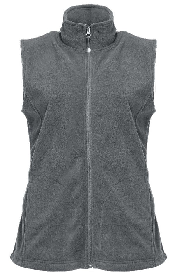 Gilet micropolaire femme 200 g/m²  — coloris Grey #Couleur_Grey