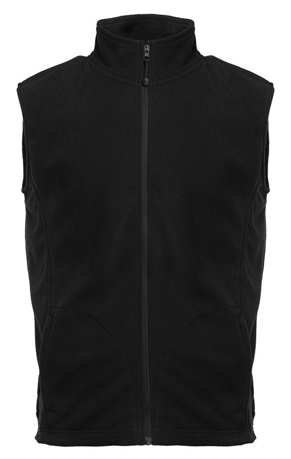 Gilet micropolaire homme 200 g/m²  — coloris Black #Couleur_Black