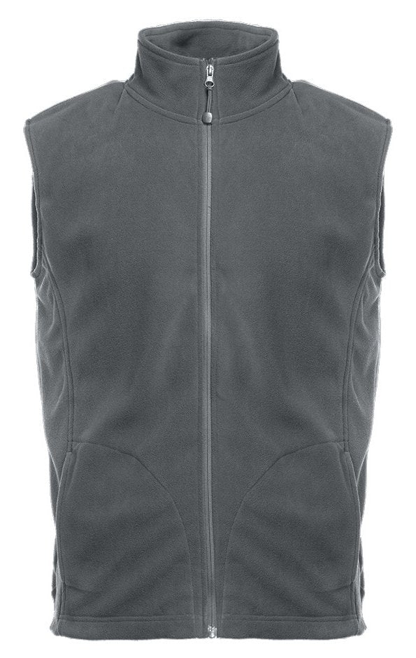 Gilet micropolaire homme 200 g/m²  — coloris Grey #Couleur_Grey