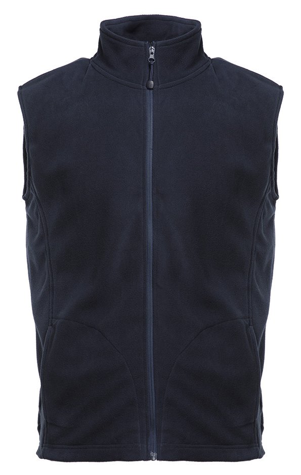 Gilet micropolaire homme 200 g/m²  — coloris Navy #Couleur_Navy