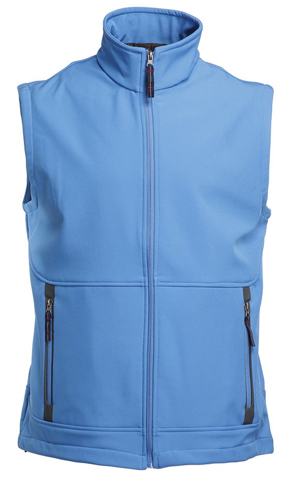 Gilet Softshell homme  — coloris Azure #Couleur_Azure