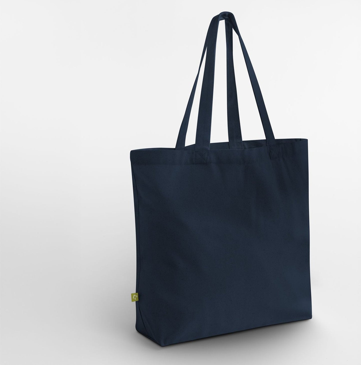 Grand sac shopping en coton organique — coloris French Navy #Couleur_French-Navy