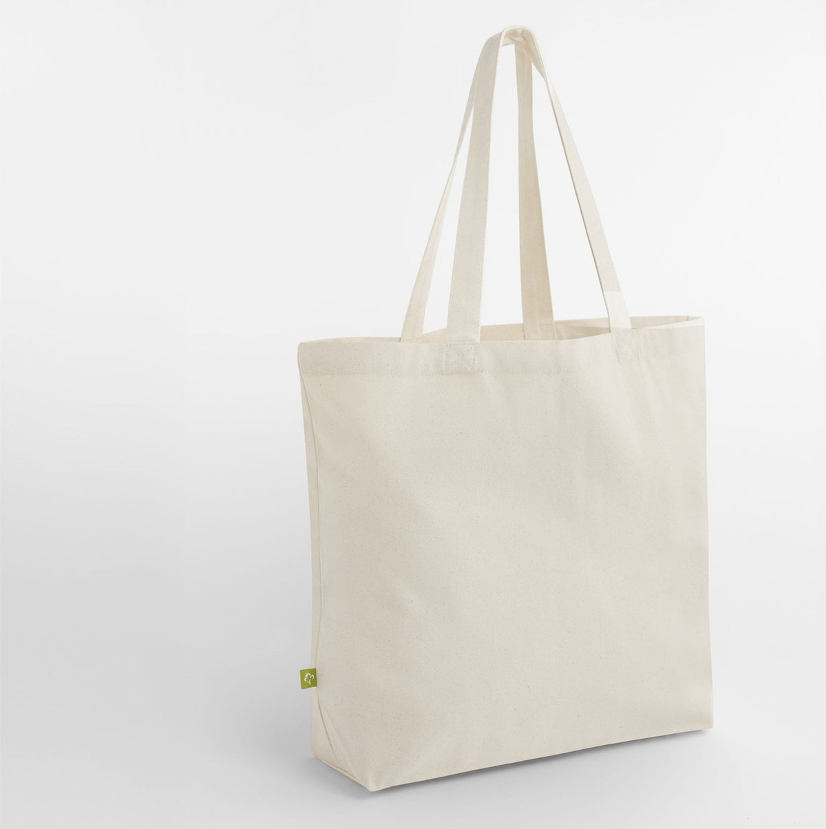 Grand sac shopping en coton organique — coloris Natural #Couleur_Natural