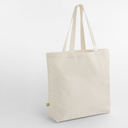 Grand sac shopping en coton organique — coloris Natural #Couleur_Natural