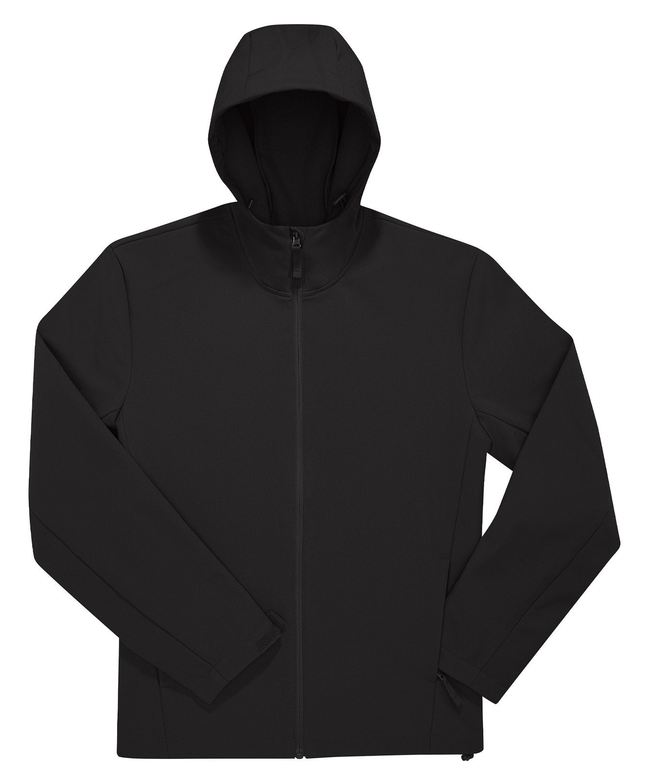 HOODED SOFTSHELL 300 g/m²  — coloris Black #Couleur_Black
