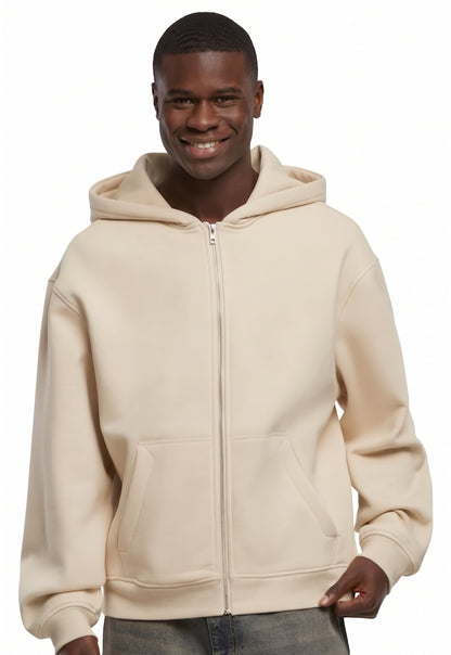 Sweat à capuche zippé oversize