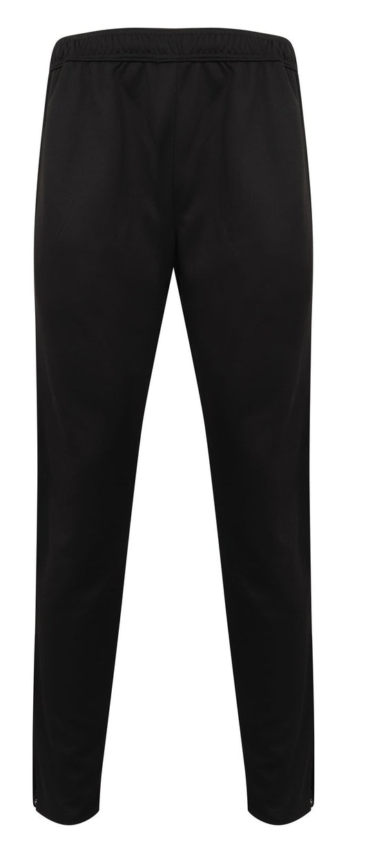 Pantalon de sport slim contrasté 250 g/m² — coloris Black #Couleur_Black
