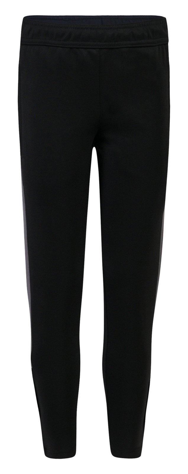 Pantalon de sport slim enfant contrasté 250 g/m²  — coloris Black / Gunmetal Grey #Couleur_Black-/-Gunmetal-Grey