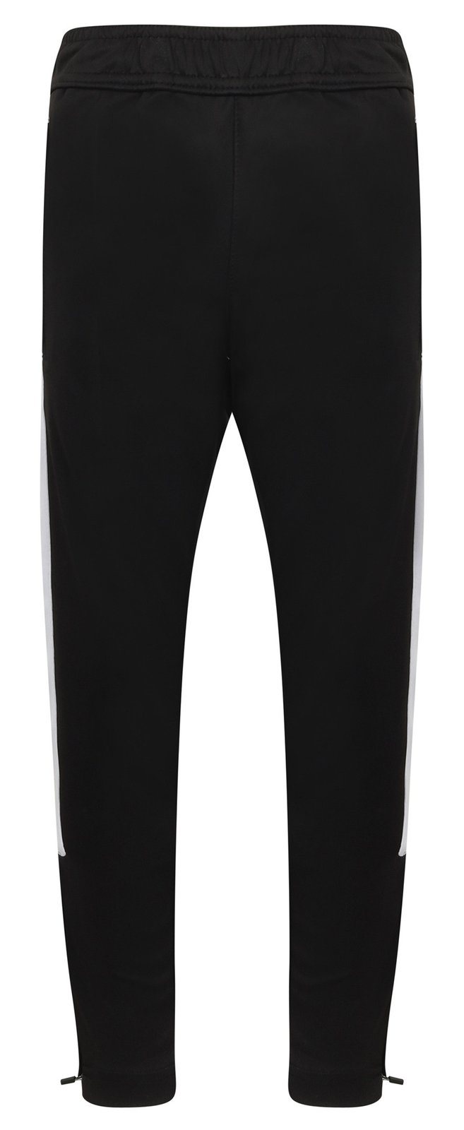 Pantalon de sport slim enfant contrasté 250 g/m²  — coloris Black / White #Couleur_Black-/-White