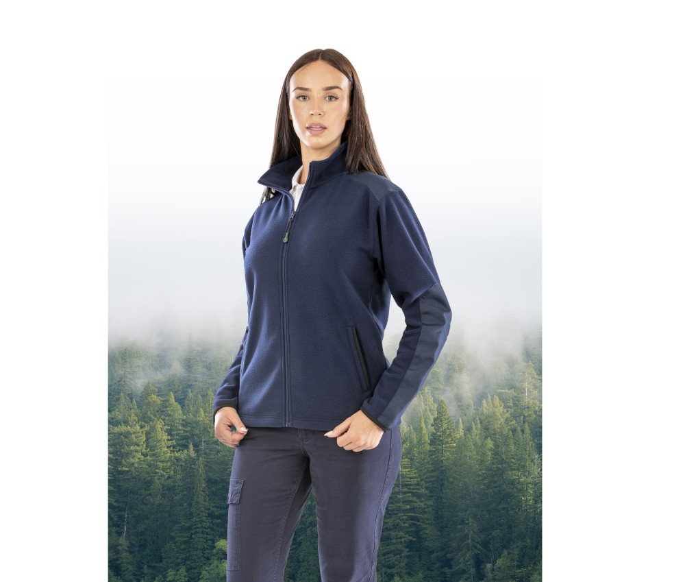 Polaire épaisse en polyester recyclée 