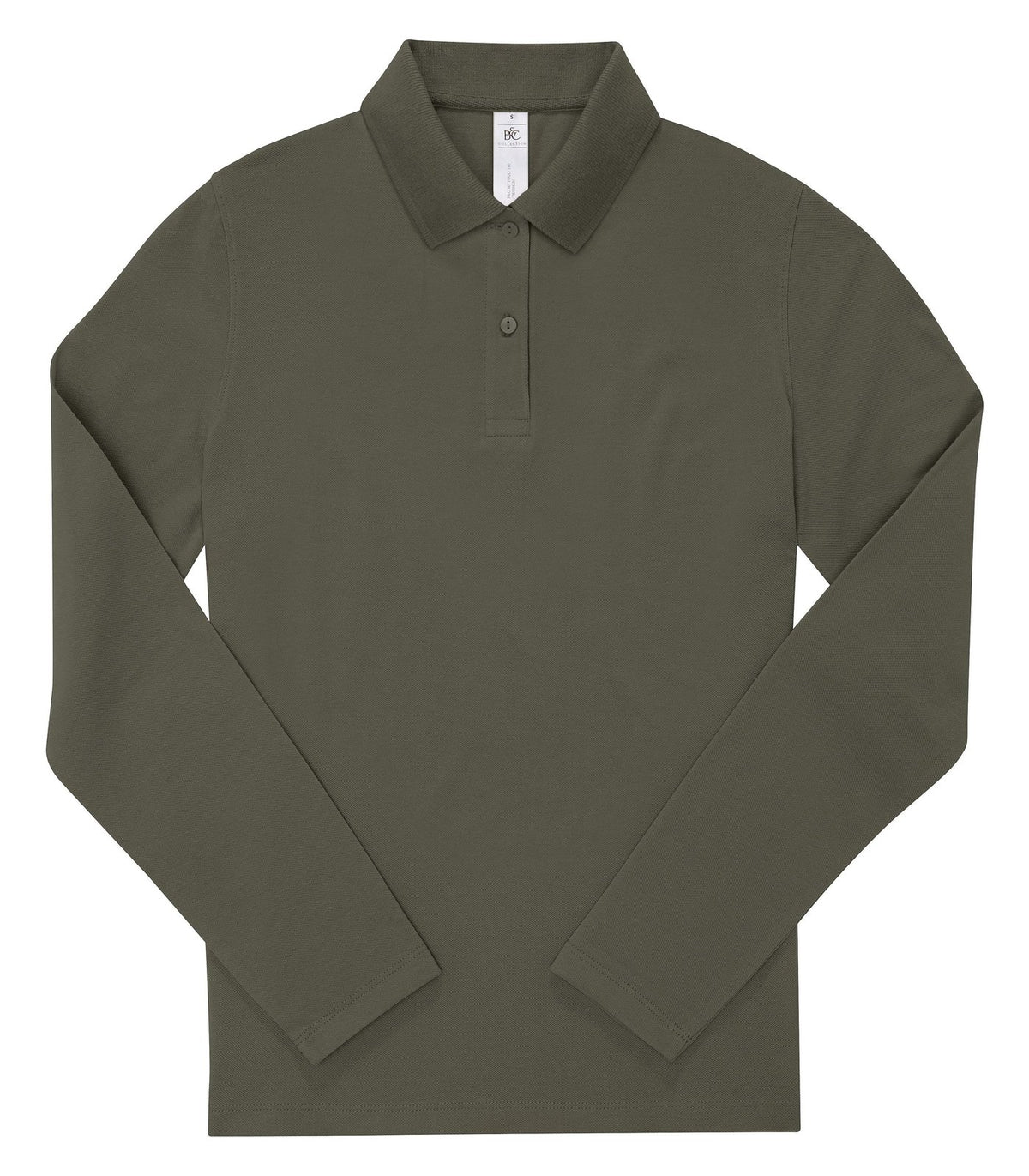 Polo femme manches longues 180 g/m² — coloris Camo Green #Couleur_Camo-Green