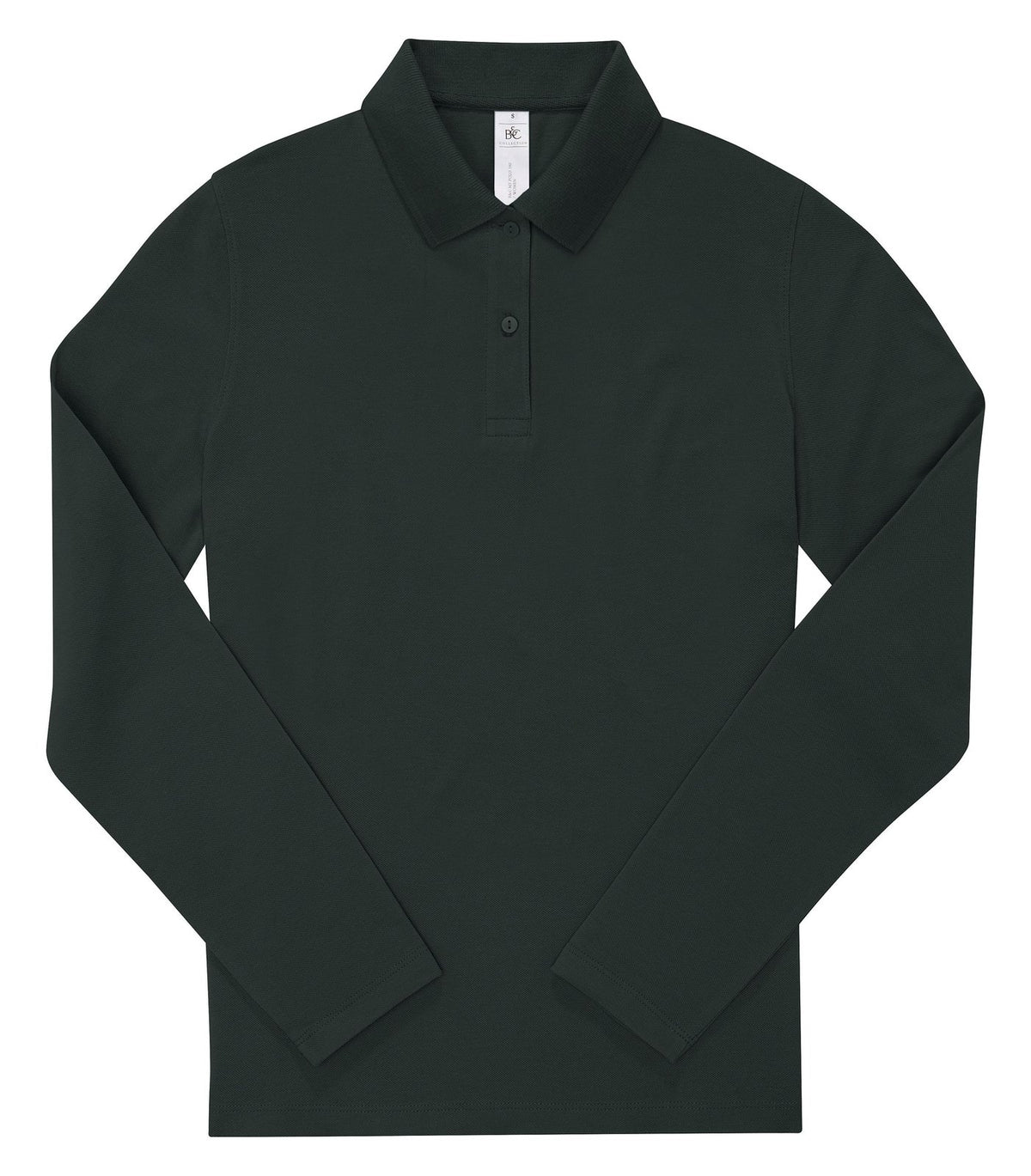 Polo femme manches longues 180 g/m² — coloris Dark Forest #Couleur_Dark-Forest