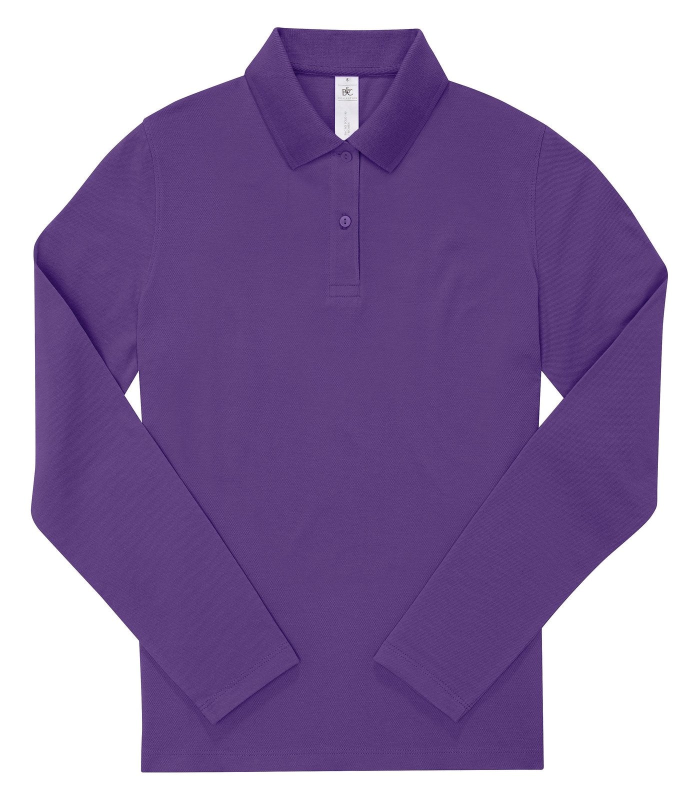 Polo femme manches longues 180 g/m² — coloris Meta Lilac #Couleur_Meta-Lilac