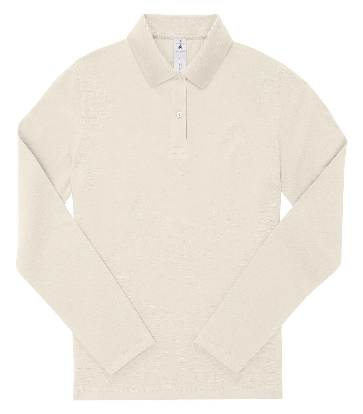 Polo femme manches longues 180 g/m² — coloris Off White #Couleur_Off-White