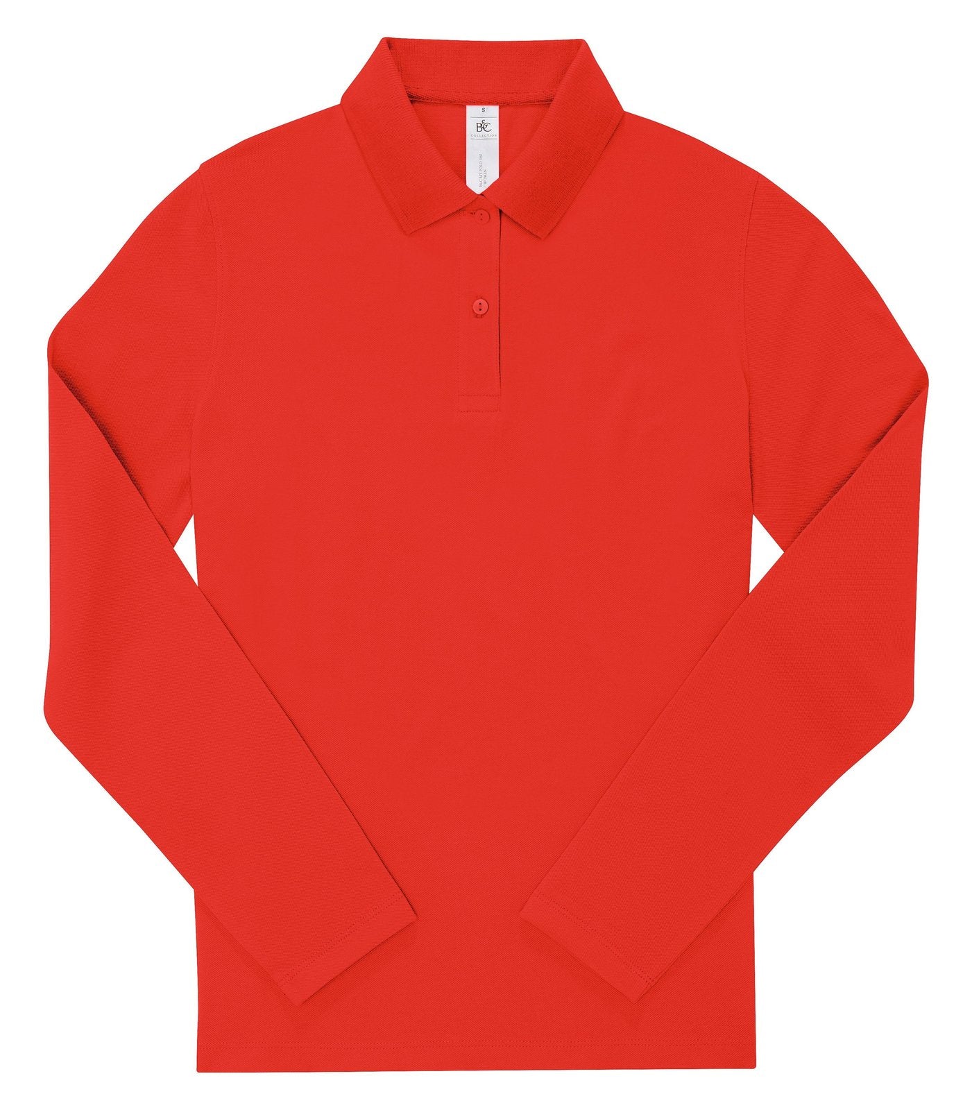 Polo femme manches longues 180 g/m² — coloris Red #Couleur_Red