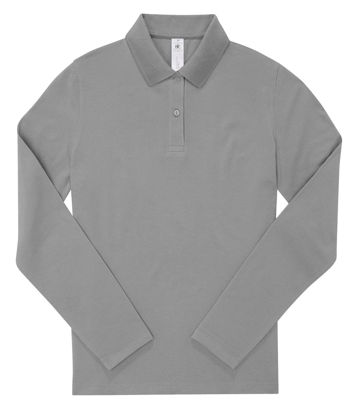 Polo femme manches longues 180 g/m² — coloris Sport Grey #Couleur_Sport-Grey