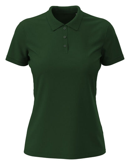 Polo femme  — coloris Bottle Green #Couleur_Bottle-Green