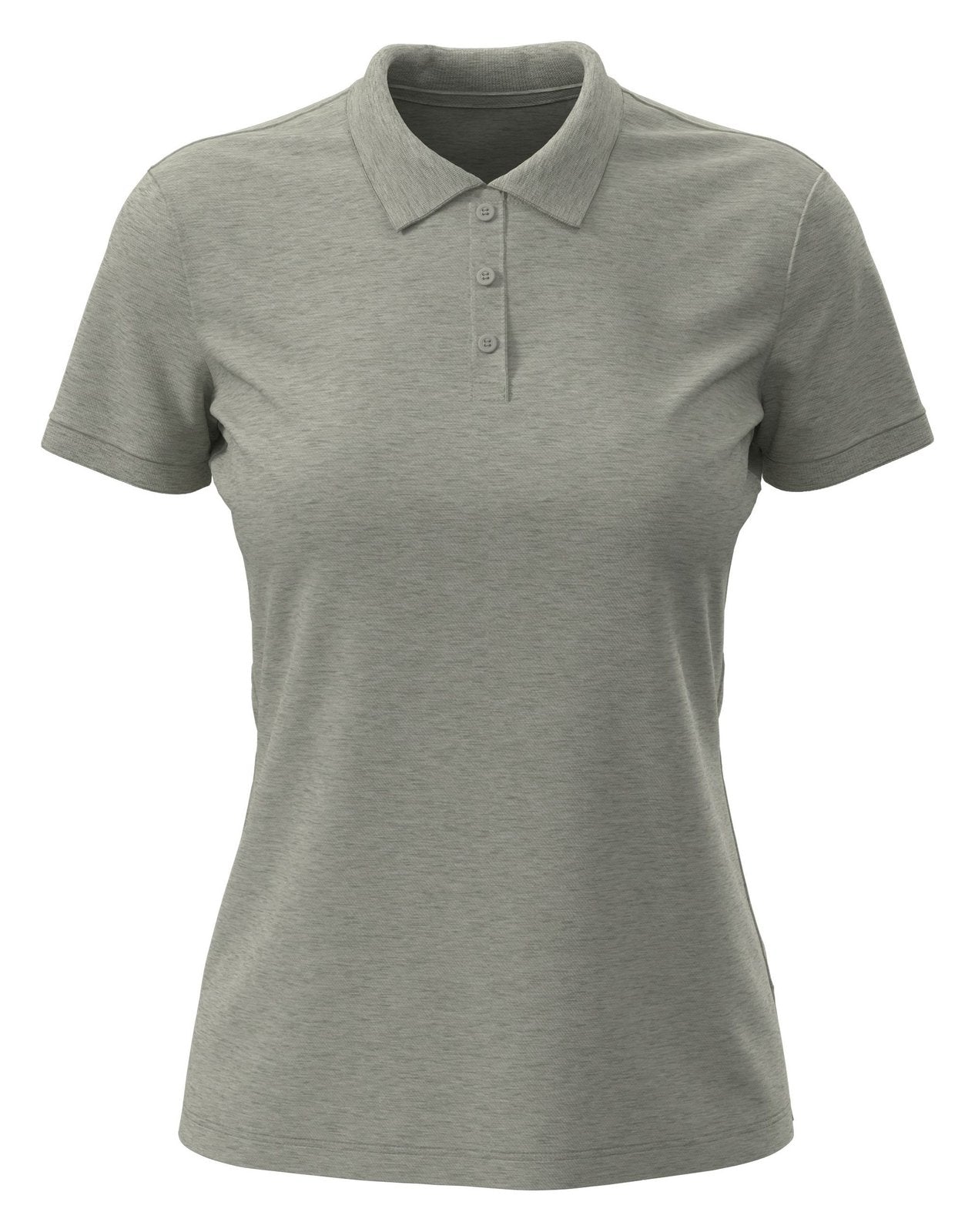 Polo femme  — coloris Grey Heather #Couleur_Grey-Heather